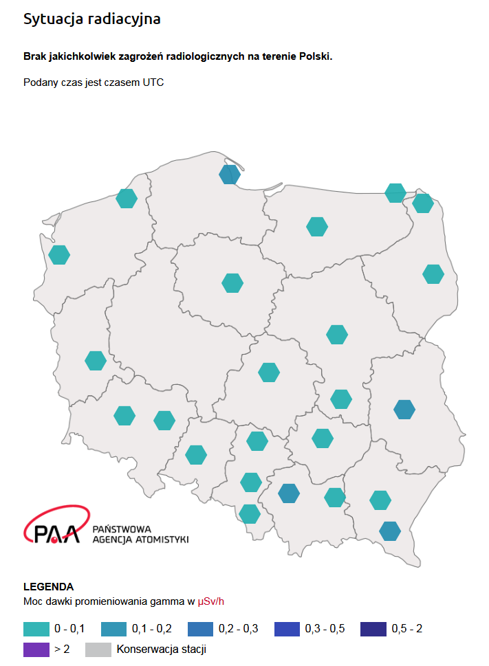 波兰：境内辐射值正常 未受切尔诺贝利大火影响