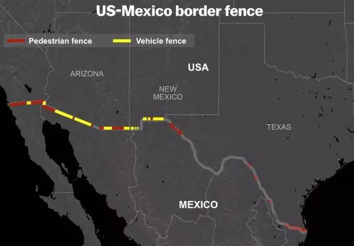 美墨边境墙新功能：防止美国疫情“倒灌”墨西哥