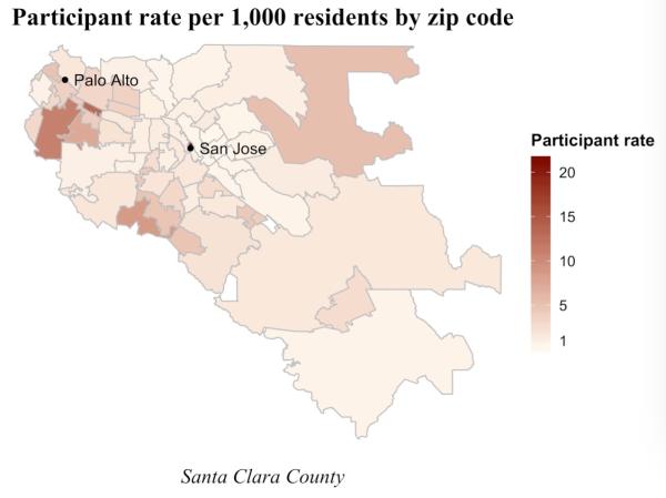 加州新冠疑云：硅谷所在县感染者或超报告数50倍