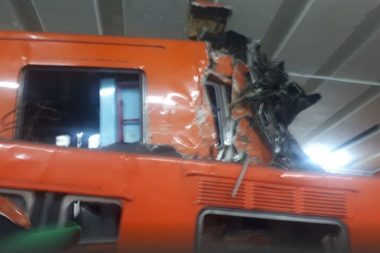 墨西哥地铁相撞事故致1死41伤 系人为失误造成