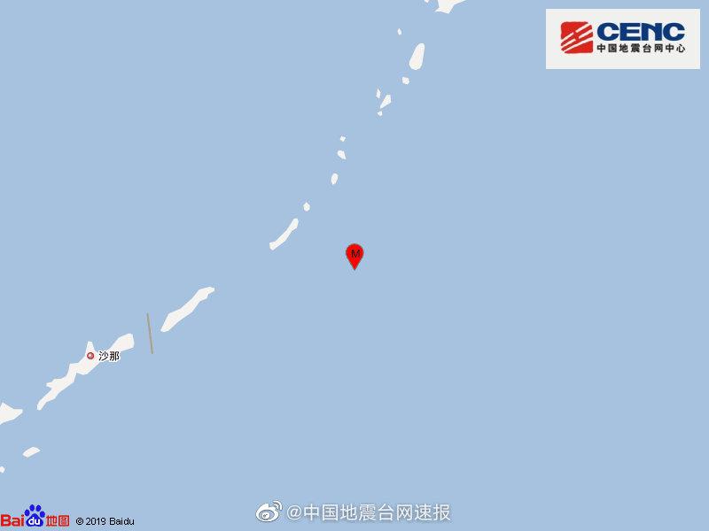 千岛群岛以东海域发生5.1级地震 震源深度10千米